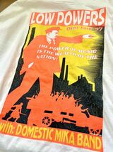 ★KOZIK デザイン　97年　LOW POWERS ツアーTシャツ　★立花ハジメ　ローパワーズ　藤原ヒロシ　小山田圭吾　AFFA DOMESTIC MIKA BAND_画像9