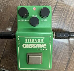 Maxon マクソン　OVERDRIVE オーバードライブ　OD-808 初期型 Large ヴィンテージ　RC4558P