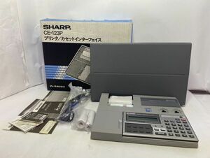 SHARP シャープ　PC-1270　CE-123P プリンタ カセットインターフェイス ポケットコンピュータ ポケコン
