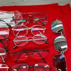 【メガネ サングラス 58個セット】眼鏡 フレーム 度レンズ有【A9-4】0508の画像8