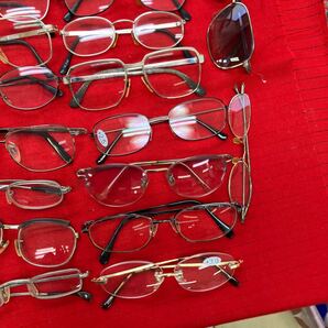 【メガネ サングラス 58個セット】眼鏡 フレーム 度レンズ有【A9-4】0508の画像9