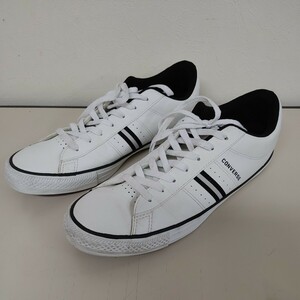 【CONVERSE ATHLETIC 28.0cm】中古品 白 ホワイトコンバース US 9.5 シューズ 靴 スニーカー メンズ【B8-1①】0522