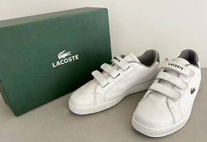 [used]LACOSTE Lacoste cam тонн белый × clean 27cm