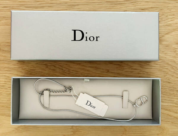 【新品】Dior ディオール CD チョーカー ネックレス シルバー