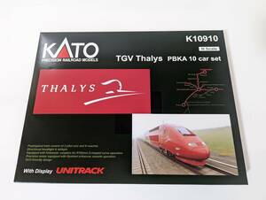 未使用 動作確認済み 0509Ｔ K10910 N Scale TGV Thalys PBKA 10 Car Set with Display UNITRACK THALYS Ｎゲージ 鉄道模型 カトー KATO