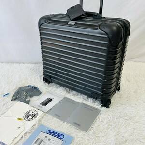  Rimowa RIMOWA topaz Stealth to lorry 26L 4 wheel machine inside bring-your-own possible suitcase Carry case TSA lock black 923.40