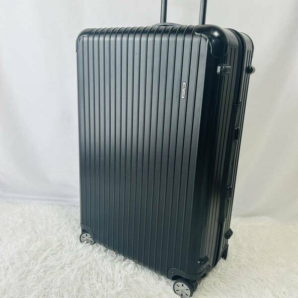 極美品　リモワ　RIMOWA サルサ　104L 4輪　マットブラック SALSA 黒 キャリーケース スーツケース TSAロック 871.77 最大容量　