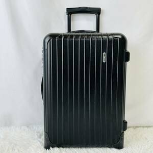 美品 リモワ RIMOWA サルサ SALSA 35L 2輪　マットブラック スーツケース キャリーケース TSAロック 機内持込可　851.52