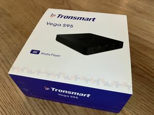 【美品】Tronsmart Vega S95 Android メディアプレーヤー 4K ビデオ対応 TV Bluetooth 2GB HDMI Wi-Fi Google Play Miracast DLNA 元箱