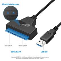SATA USB変換ケーブル HDD/SSD変換アダプター　USB3.0 2.5インチ対応　ハードディスク変換ケーブル_画像4