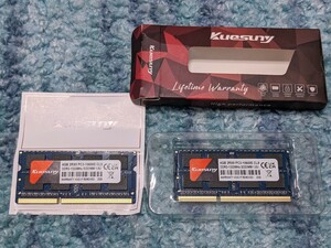 0605u0832　DDR3 1333 ノートPC用メモリ DDR3-1333 PC3-10600 4GB×2枚