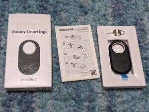 0605u2244　Galaxy Smart Tag2 1Pack ブラック 紛失防止タグ Samsung純正 EI-T5600BBEGJP