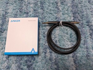 0605u2346　Anker 3.5mm プレミアムオーディオケーブル (1.2m) AUXケーブル スピーカー 他対応（ブラック）