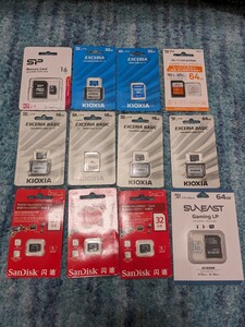 0605u0946 microSDHC card SDHD card 16GB 32GB 64GB KIOXIA SP SanDisk SUNEAST summarize together 