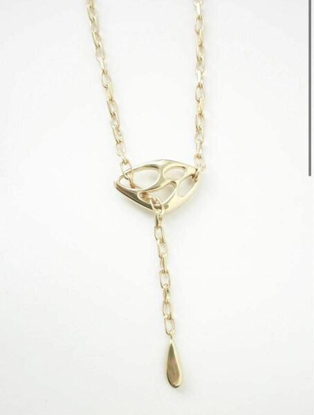 LOTUS SILVER NECKLACE GOLD STRONG OURs