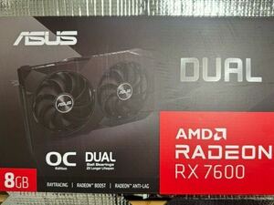 ASUS AMD Dual Radeon RX 7600 OC Edition 8GB GDDR6 / DUAL-RX7600-O8G-V2 