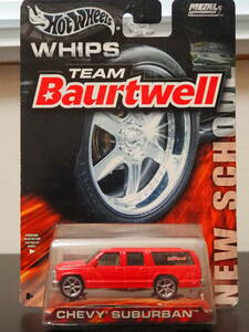 HOT WHeeLs CHEVY SUBURBAN Baurtwell FUNKMASTER FLEX WHIPS WEST COAST CUSTOM シェビー サバーバン ミニカー VAN ホットウィール