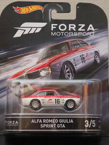 HOT WHeeLs ALFA ROMEO GIULIA SPRINT GTA 白 LIMITED EDITION アルファロメオ ミニカー ジュリア RealRiders レース仕様 ホットウィール