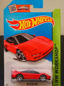 ホットウィール HONDA 90 NSX ACURA 赤 ホンダ NSXミニカー ドリフト 仕様 走り屋 スポーツカー HOT WHeeLs