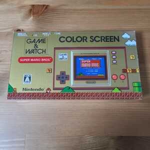 Nintendo nintendo Game & Watch Super Mario Brothers GAME WATCH color screen used breaking the seal ending 