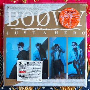 ☆彡紙ジャケ【帯付CD】BOOWY / JUST A HERO →氷室京介・布袋寅泰 ・わがままジュリエット・Rouge Of Gray・Dancing In The Pleasure Land