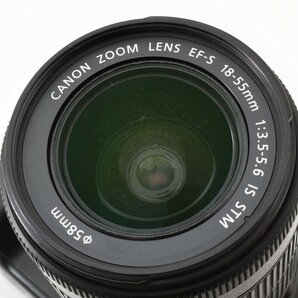  Canon EOS Kiss X7 ( EF-S 18-55mm F3.5-5.6 IS STM ) 1800万画素.【 付属品あり】動作品 現状 品 バッテリー付き キャノンの画像10