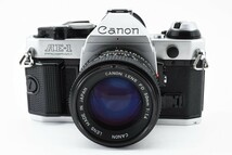 CANON AE-1 PROGRAM NEW FD 50mm F1.4　フード付き キャノン プログラム マニュアルフォーカス フィルムカメラ_画像2