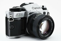 CANON AE-1 PROGRAM NEW FD 50mm F1.4　フード付き キャノン プログラム マニュアルフォーカス フィルムカメラ_画像4