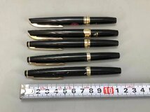 M0317 PLATINUM プラチナ Sairor セーラー PILOT パイロット5点 ペン先 18k 14k 22k 文房具 筆記用具 傷有り_画像9