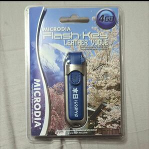 MICRODIA LEATHER VOGUE USB2.0 フラッシュメモリ　4GB　がんばろう！日本　2個