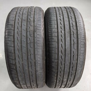 215/45R17 4mm 2本 ブリヂストン REGNO GR-XⅡ 2019年製造 BRIDGESTONE レグノ 中古タイヤ2本 夏タイヤ 240507-1