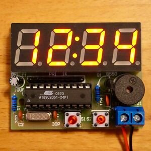 【新品】電子工作 電子 デジタル 時計 セット キット 7