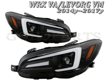 ホークアイ　日本光軸【流れるウインカー】スバル　WRX STI S4 /レヴォーグ　ファイバーLEDヘッドライトＶ3　VM VA　純正より　LEVORG_画像10