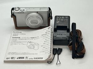 ★外観極上品★ フジフィルム FUJIFILM XQ1 コンパクトデジタルカメラ ★電池・充電器・ストラップ・カバー・取説付★ #1086 #2150 #A22