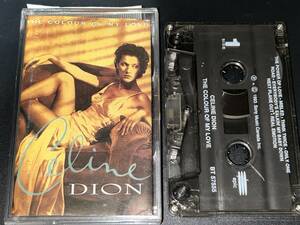 Celine Dion / The Colour Of My Love import cassette tape 