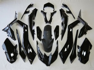 yamaha用 XMAX x-max xmax 2017-2022 　外装セット 塗装済 黒【kai-xmax-1】