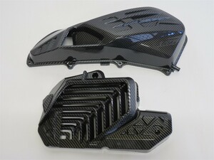adv160 PCX/PCX e:HEV/PCX 125 160 JK05 JK06 KF47 2021 on and after cleaner box & radiator cover carbon style [mh-ad16-b]