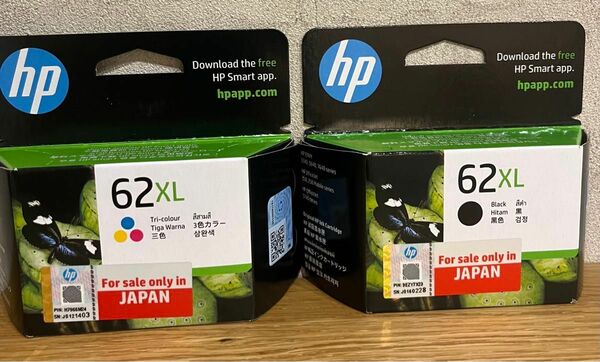 hp62XL ブラック＆カラーセット