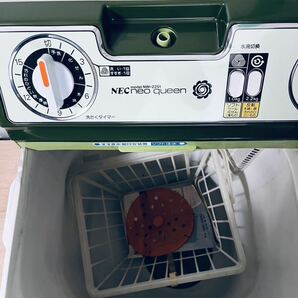 未使用 NEC 洗濯機 電気洗たく機 NW-2251 二層式洗濯機 昭和レトロ レア アンティーク 通電確認済の画像8