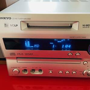 ONKYO CD/MDチューナーアンプシステム FRシリーズ X-N7X(D) 音だし動作確認済み 美品 2007年式 取説リモコンの画像6