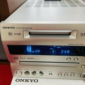 ONKYO CD/MDチューナーアンプシステム FRシリーズ X-N7X(D) 音だし動作確認済み 美品 2007年式 取説リモコンの画像7