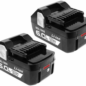 BSL1860 日立 一個のみ 18v バッテリー 互換 6.0Ah LED残量表示 HiKOKI BSL1860b BSL1830 BSL1840 BSL1850 対応