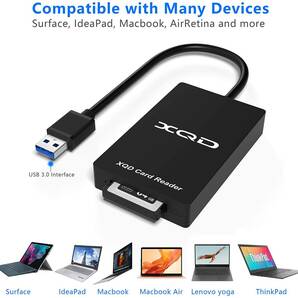 XQD カードリーダー XQDアダプター ソニー (SONY)M/Gメモリーカード Lexar USBマークカードに対応 USB3.0 高速転送の画像7