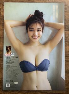 [ thick laminate processing ]. island not yet . swimsuit magazine scraps 6 page size B5 weekly Play Boy 2022 year 3 month 21 day number [ gravure ]-e13 0518