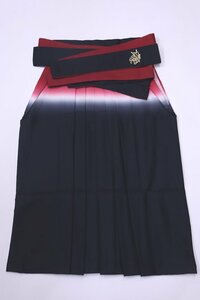 inagoya☆超可愛い☆【女の子用袴単品◆紐下65ｃｍ】ポリエステル 中古 着用可 ぼかし z0044gr