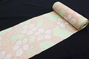 inagoya【小紋祭開催中!!!!】★待望の大量入荷!!!!★【小紋着尺】絞り柄 正絹 着尺 反物 生地 リメイク推奨 y7465ab