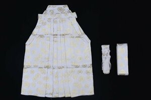 inagoya■大人気の金襴☆ 3歳男の子【袴セット◆紐下48ｃｍ】小物付き 化繊 中古品 着用可 y6161bq