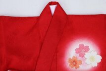 inagoya■お子様の成長を祝う☆新品【女の子 初着・産着】baby kimono 襦袢付き 部分刺繍 正絹 着用可 お宮参り 未使用品 z0515nu_画像3