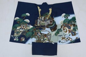 inagoya# spring sale * super bargain [ for boy kimono single goods ]single kimono for boys polyester used The Seven-Five-Three Festival souvenir y8271ni