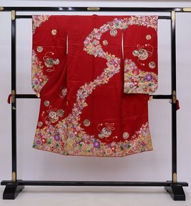 inagoya# распродажа . освобождение!! сверхнизкая цена город *[ 4 .. одиночный товар ]kimono for girls 7 лет для девочка кимоно .. б/у товар тренировка для z1383my